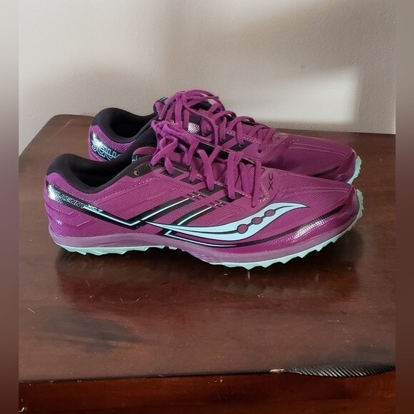 Saucony Women's Kilkenny XC 7 Spiked Track Shoes Purple/Blue Size 8.5 - Picture 6 of 9